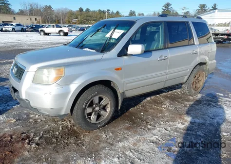 2006 Honda Pilot Ex-L z USA, uszkodzony, nr VIN 2HKYF18606H508271